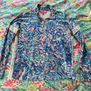 Lilly Pulitzer 3/4 Zip Pullover